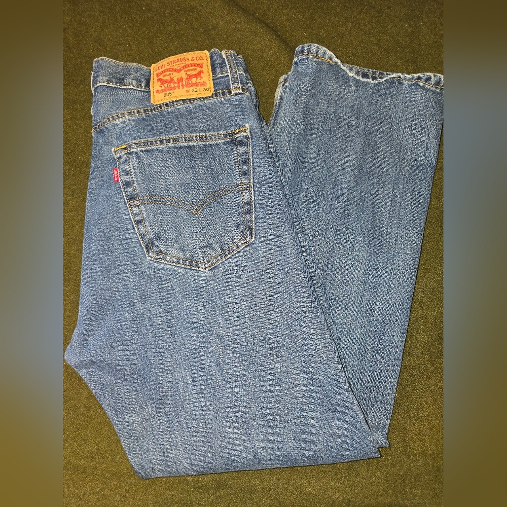 Mens Levi 505's size 33×30
